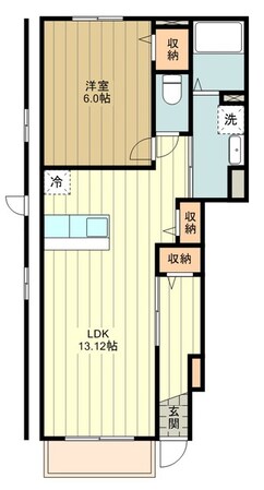 アンタレス・タツイの物件間取画像